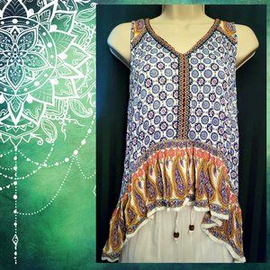 Patrons of Peace Size M Sleeveless Top